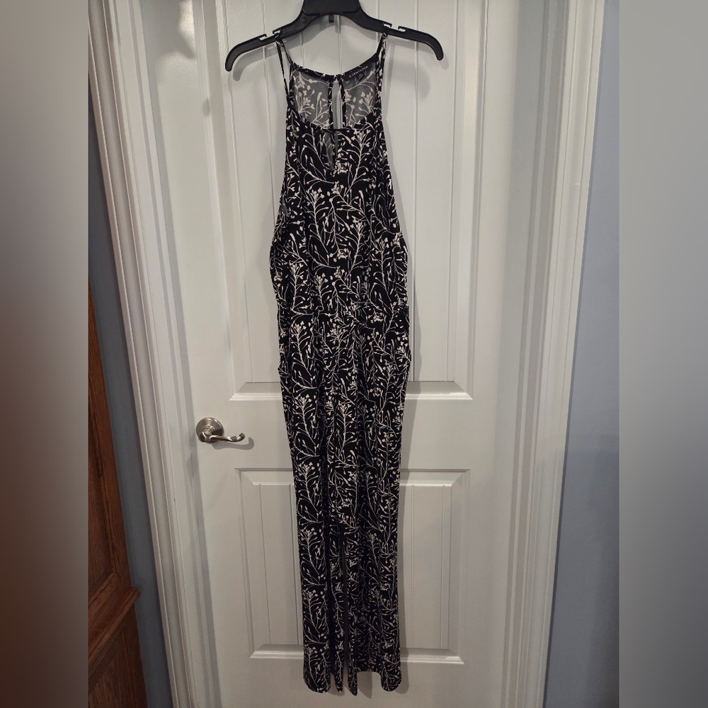 41 Hawthorn Black and White Jumpsuit